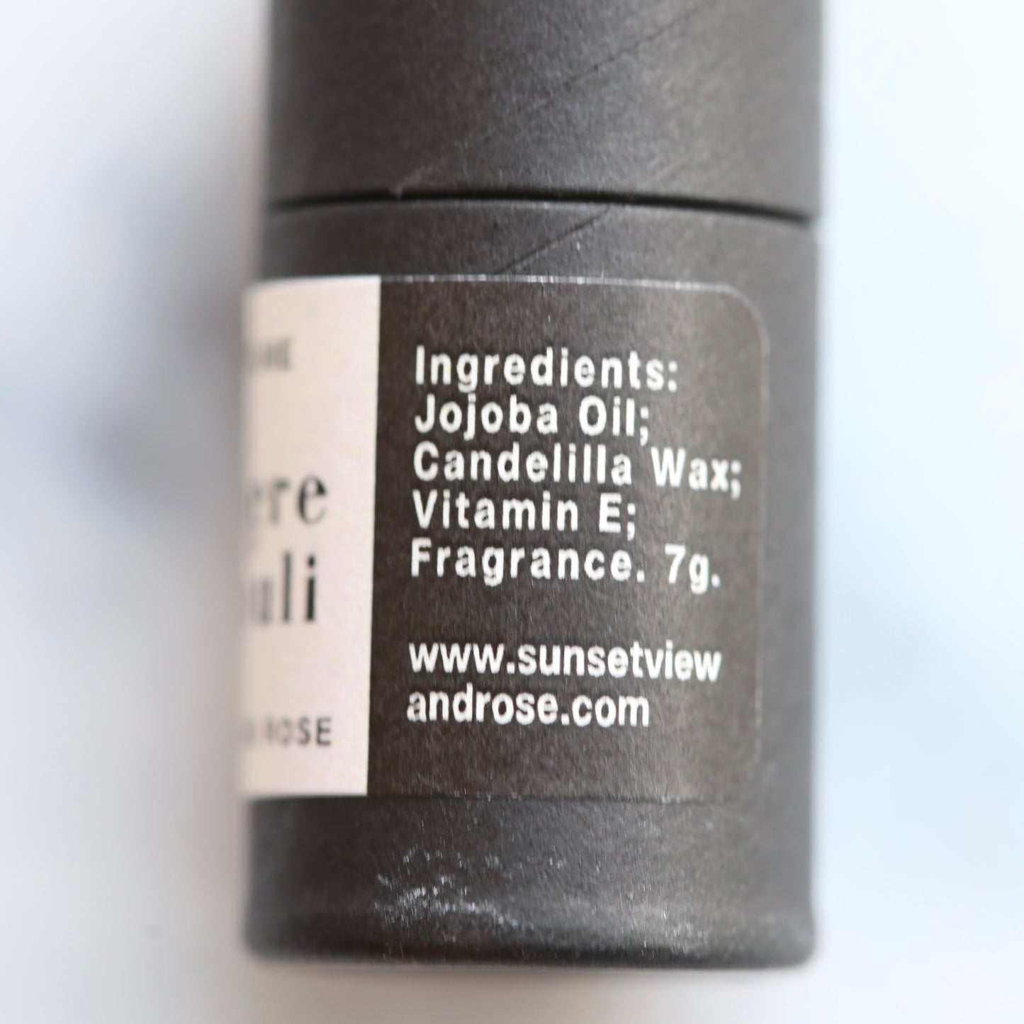 Black Tea, Hay and Musk Solid Perfume | Tweed Jacket