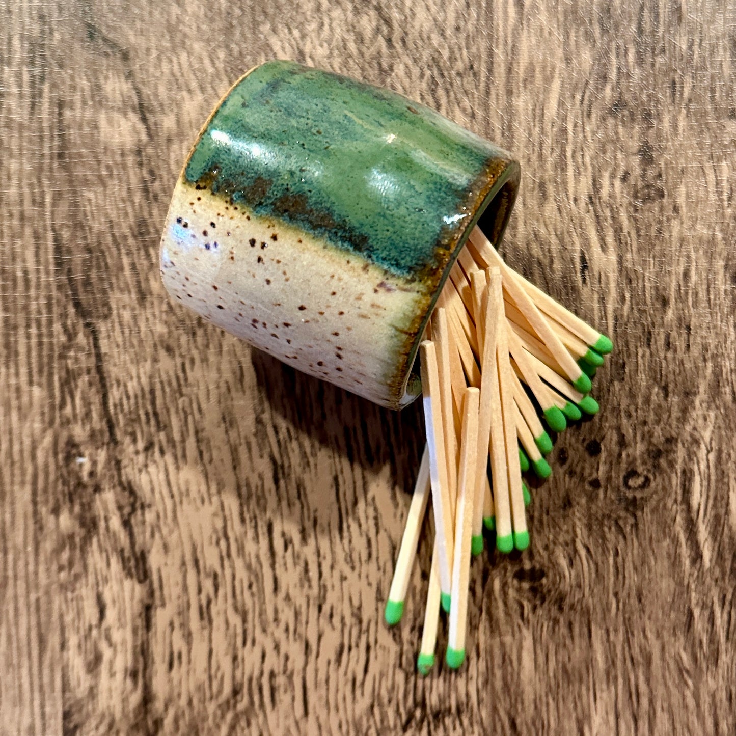 Ceramic Match Striker with Large Candle